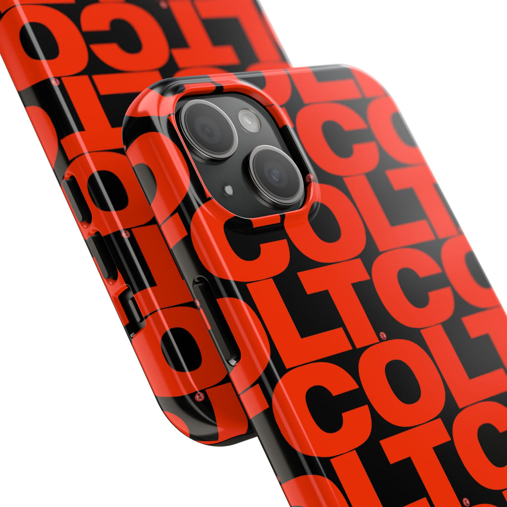 COLT Red & Black Logo Tough Mobile Phone Case