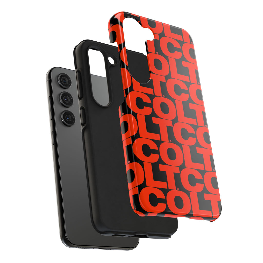 COLT Red & Black Logo Tough Mobile Phone Case