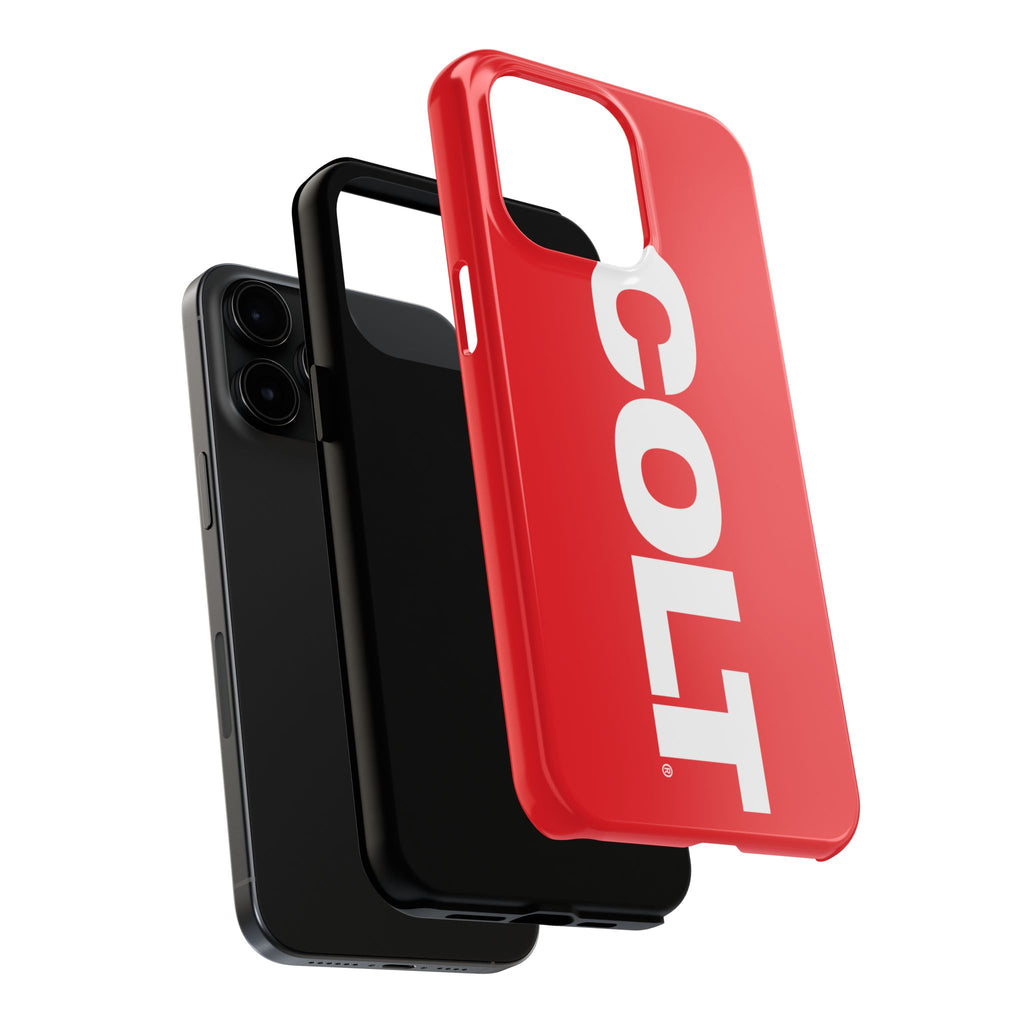 COLT Red & White Logo Tough Mobile Phone Case