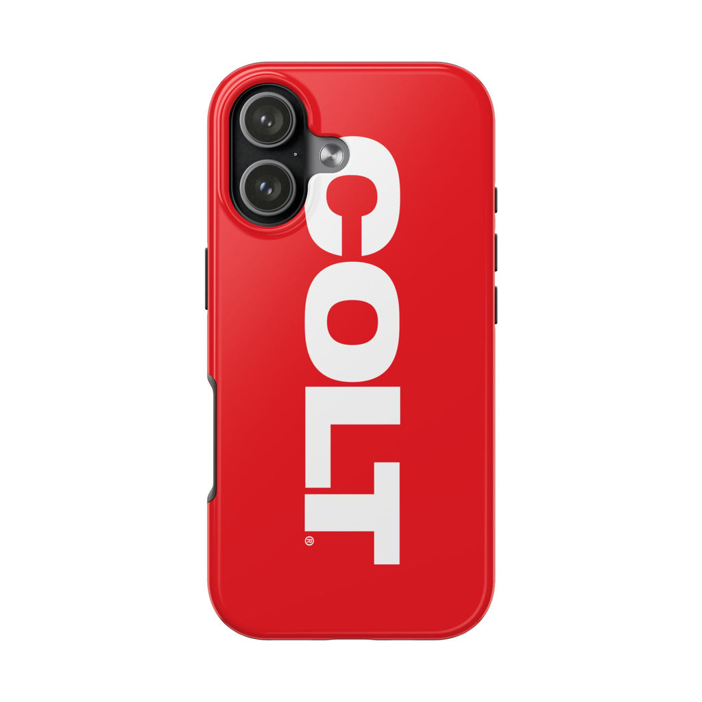 COLT Red & White Logo Tough Mobile Phone Case