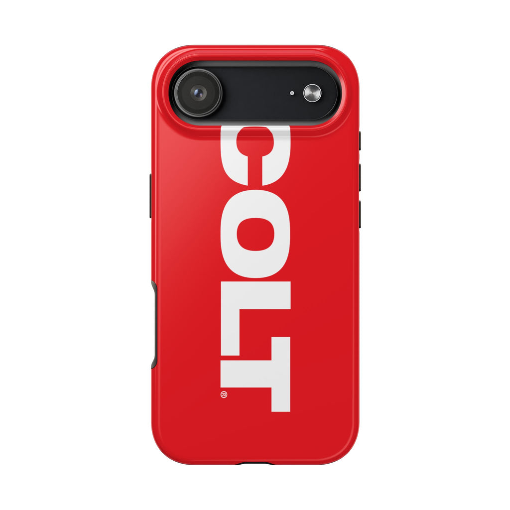 COLT Red & White Logo Tough Mobile Phone Case