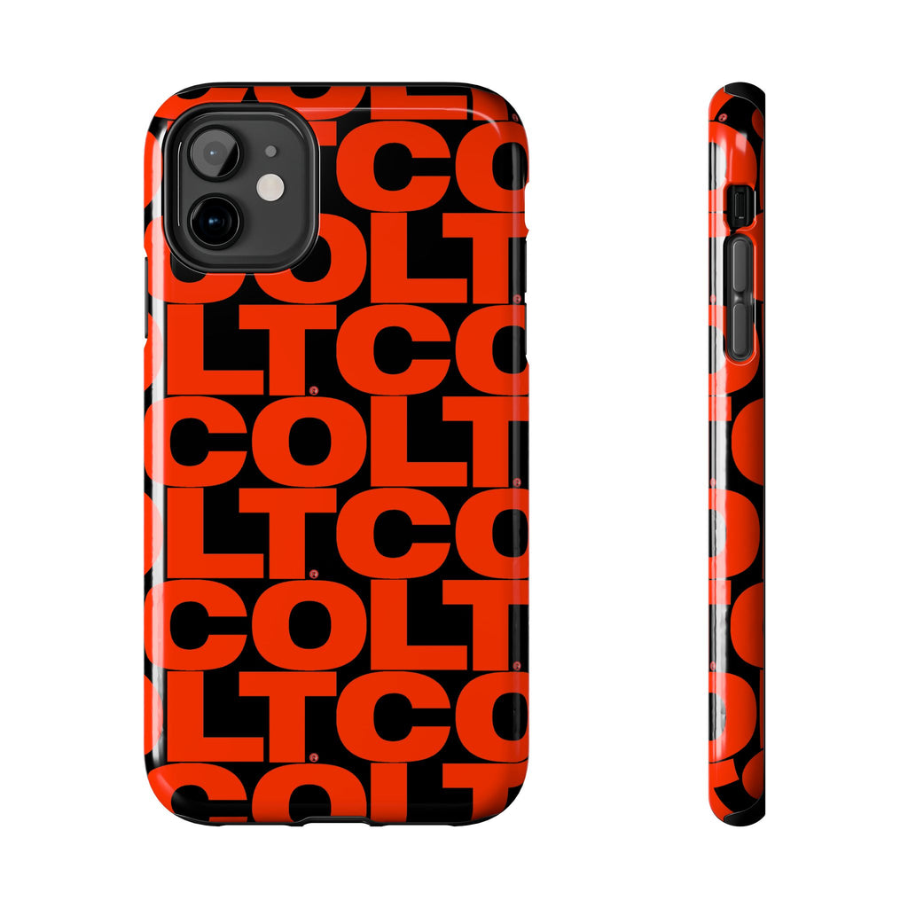 COLT Red & Black Logo Tough Mobile Phone Case