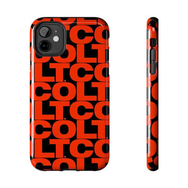 COLT Red & Black Logo Tough Mobile Phone Case