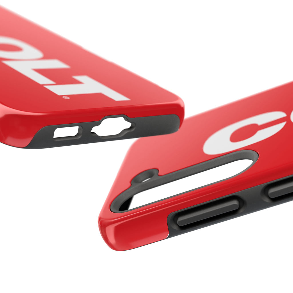COLT Red & White Logo Tough Mobile Phone Case