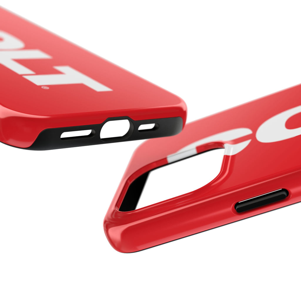 COLT Red & White Logo Tough Mobile Phone Case