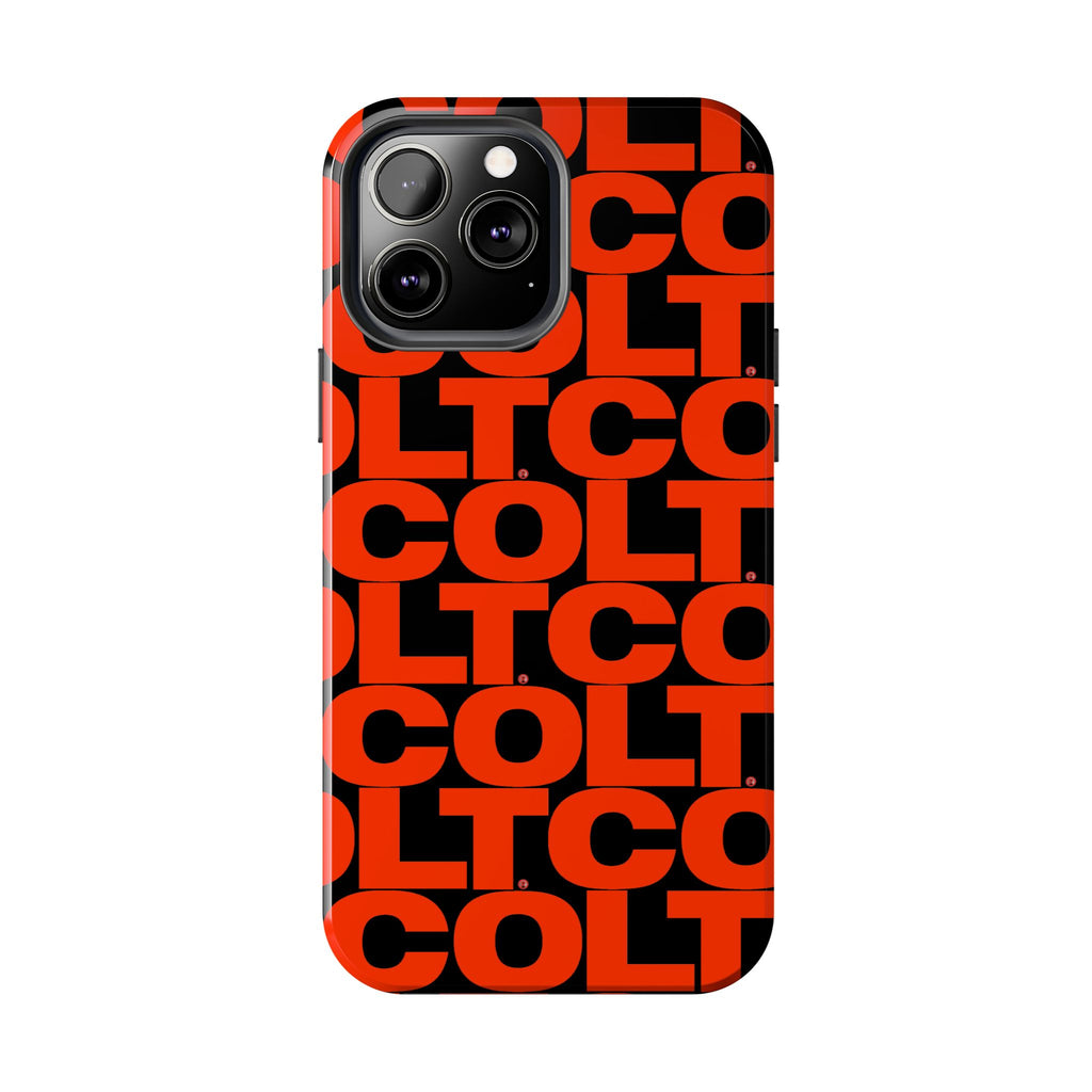 COLT Red & Black Logo Tough Mobile Phone Case