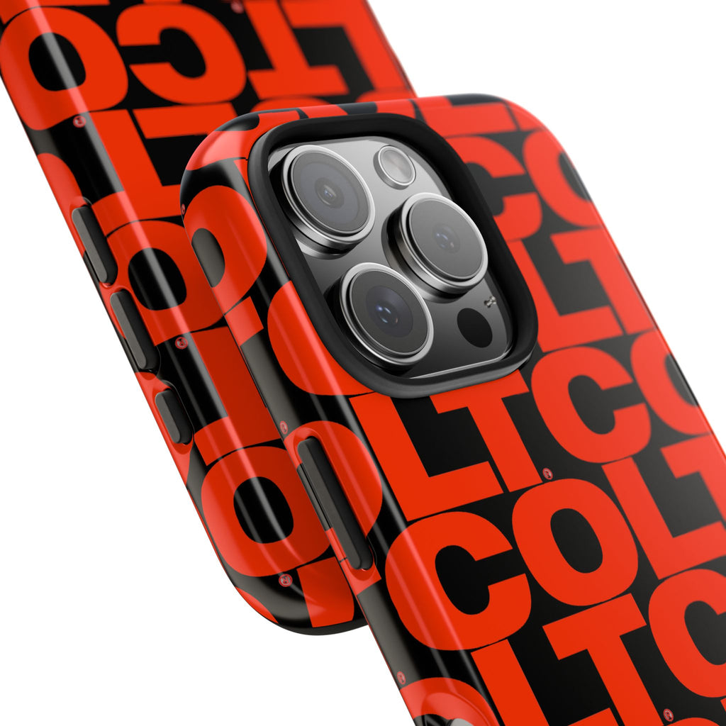 COLT Red & Black Logo Tough Mobile Phone Case