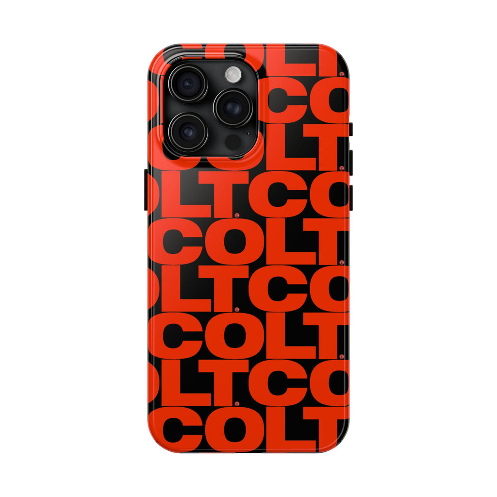COLT Red & Black Logo Tough Mobile Phone Case