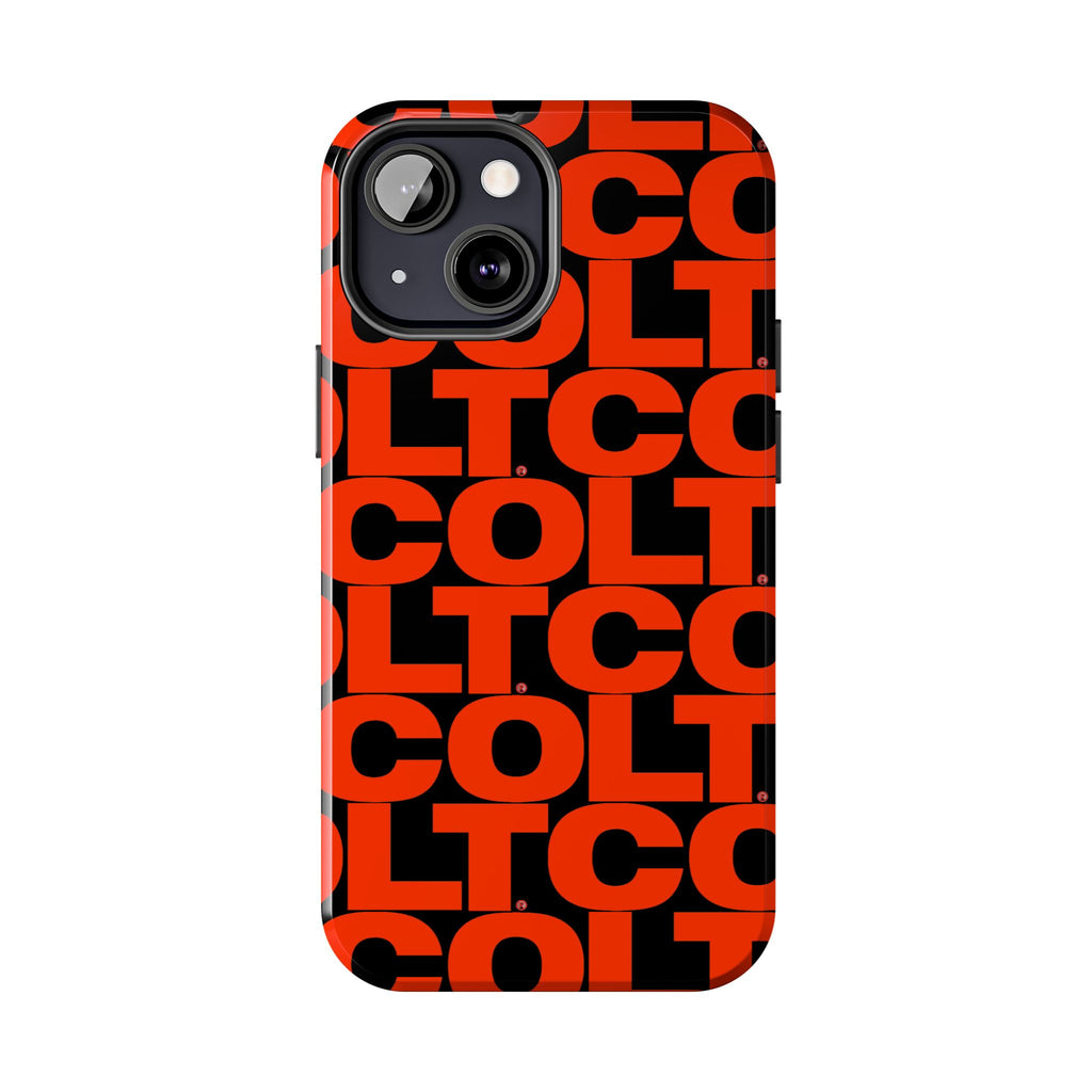 COLT Red & Black Logo Tough Mobile Phone Case