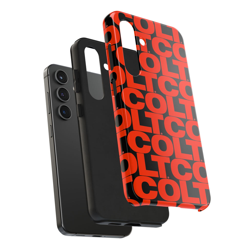 COLT Red & Black Logo Tough Mobile Phone Case