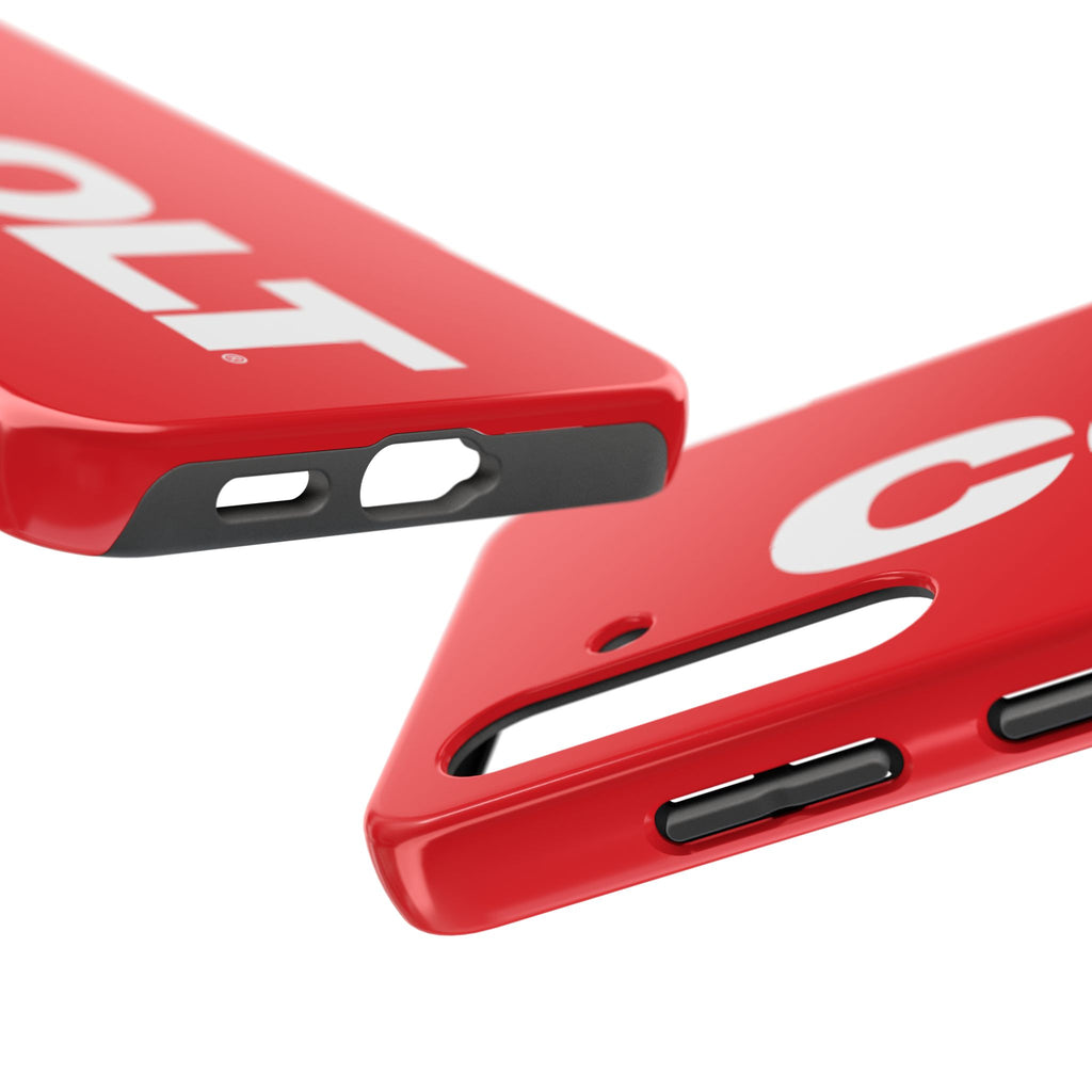 COLT Red & White Logo Tough Mobile Phone Case
