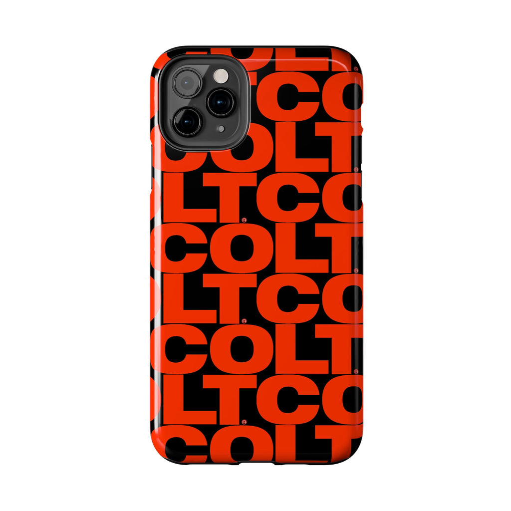 COLT Red & Black Logo Tough Mobile Phone Case