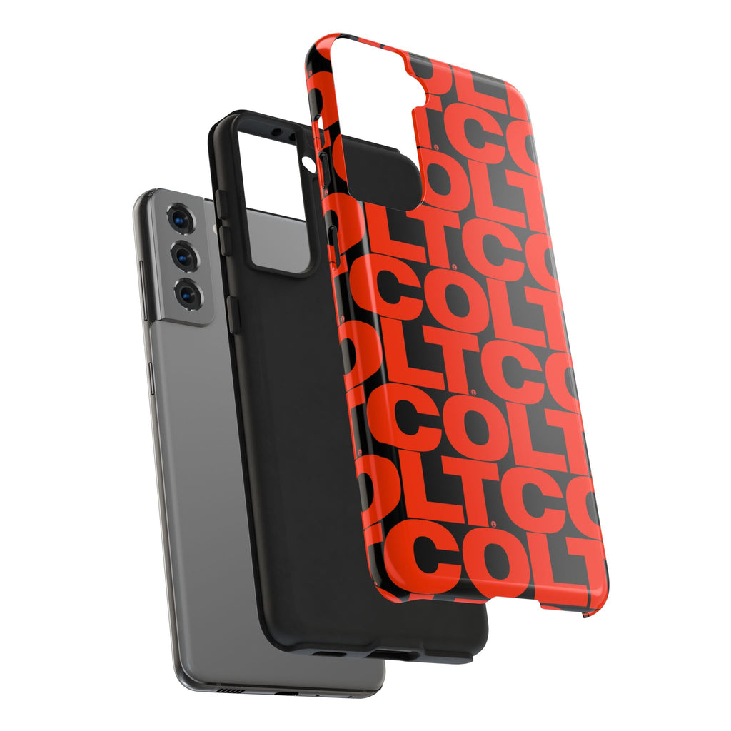 COLT Red & Black Logo Tough Mobile Phone Case