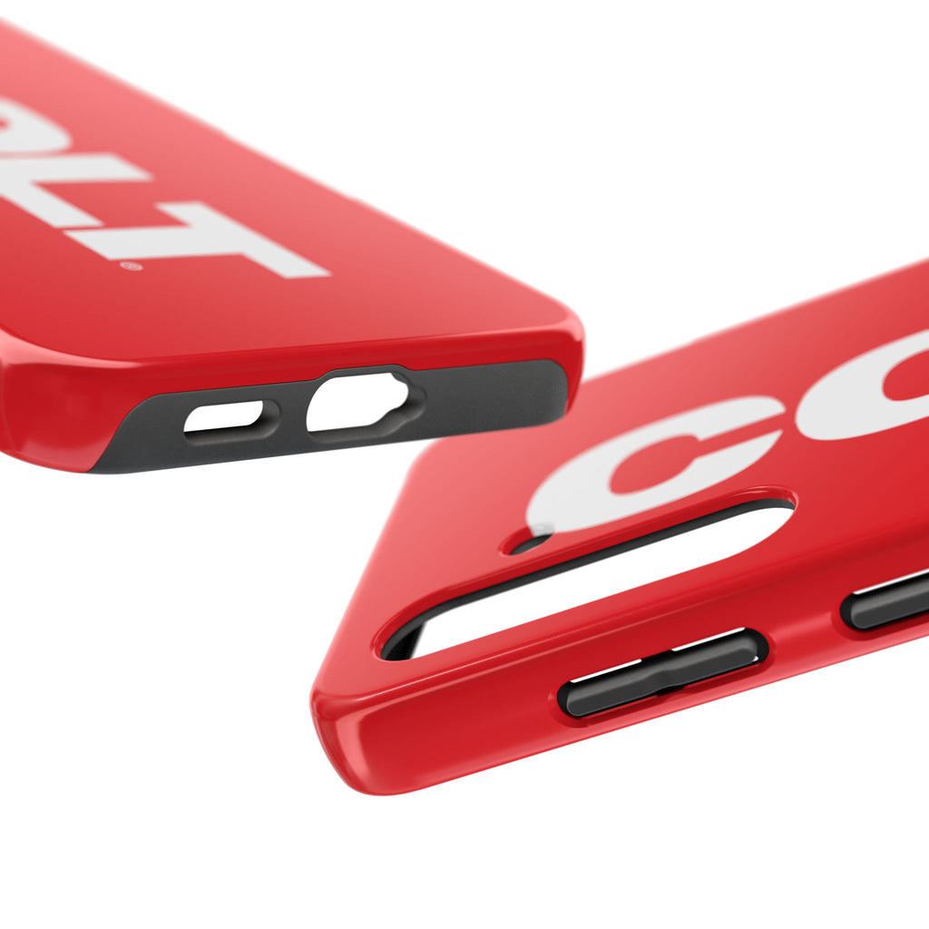 COLT Red & White Logo Tough Mobile Phone Case