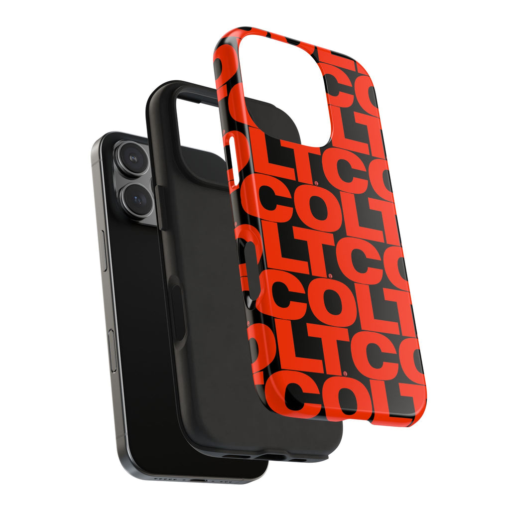 COLT Red & Black Logo Tough Mobile Phone Case