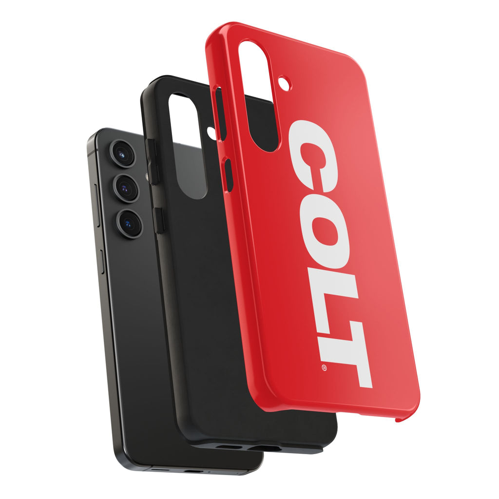 COLT Red & White Logo Tough Mobile Phone Case