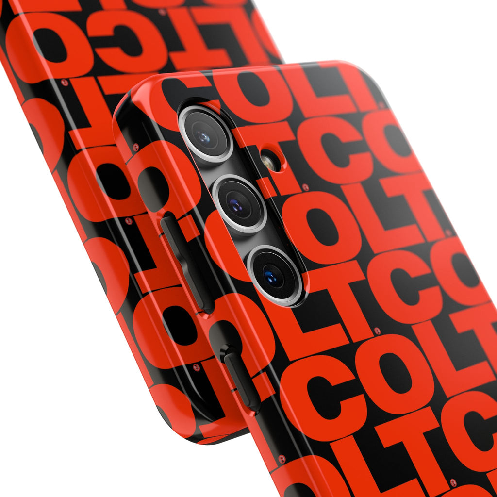 COLT Red & Black Logo Tough Mobile Phone Case