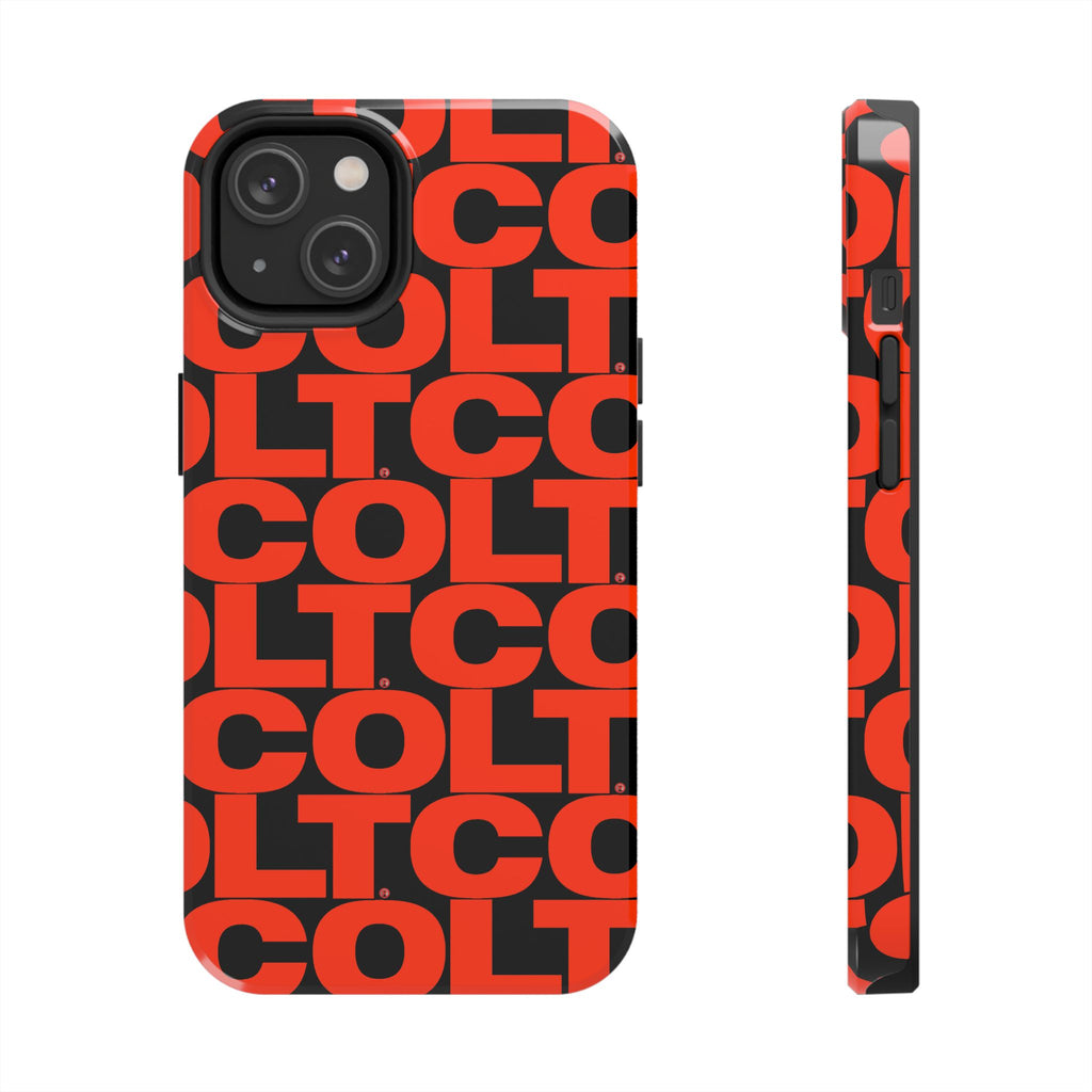 COLT Red & Black Logo Tough Mobile Phone Case