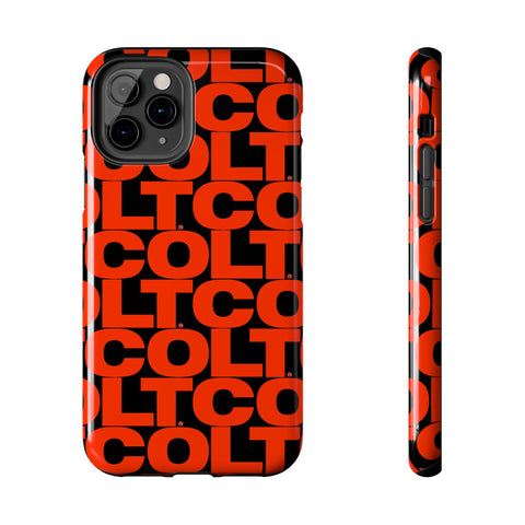 COLT Red & Black Logo Tough Mobile Phone Case
