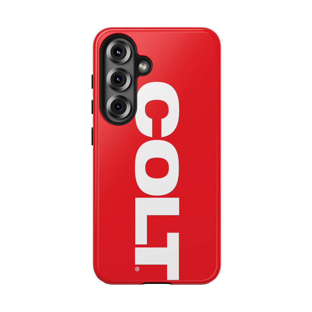COLT Red & White Logo Tough Mobile Phone Case