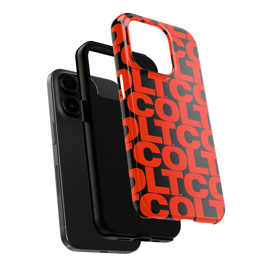 COLT Red & Black Logo Tough Mobile Phone Case