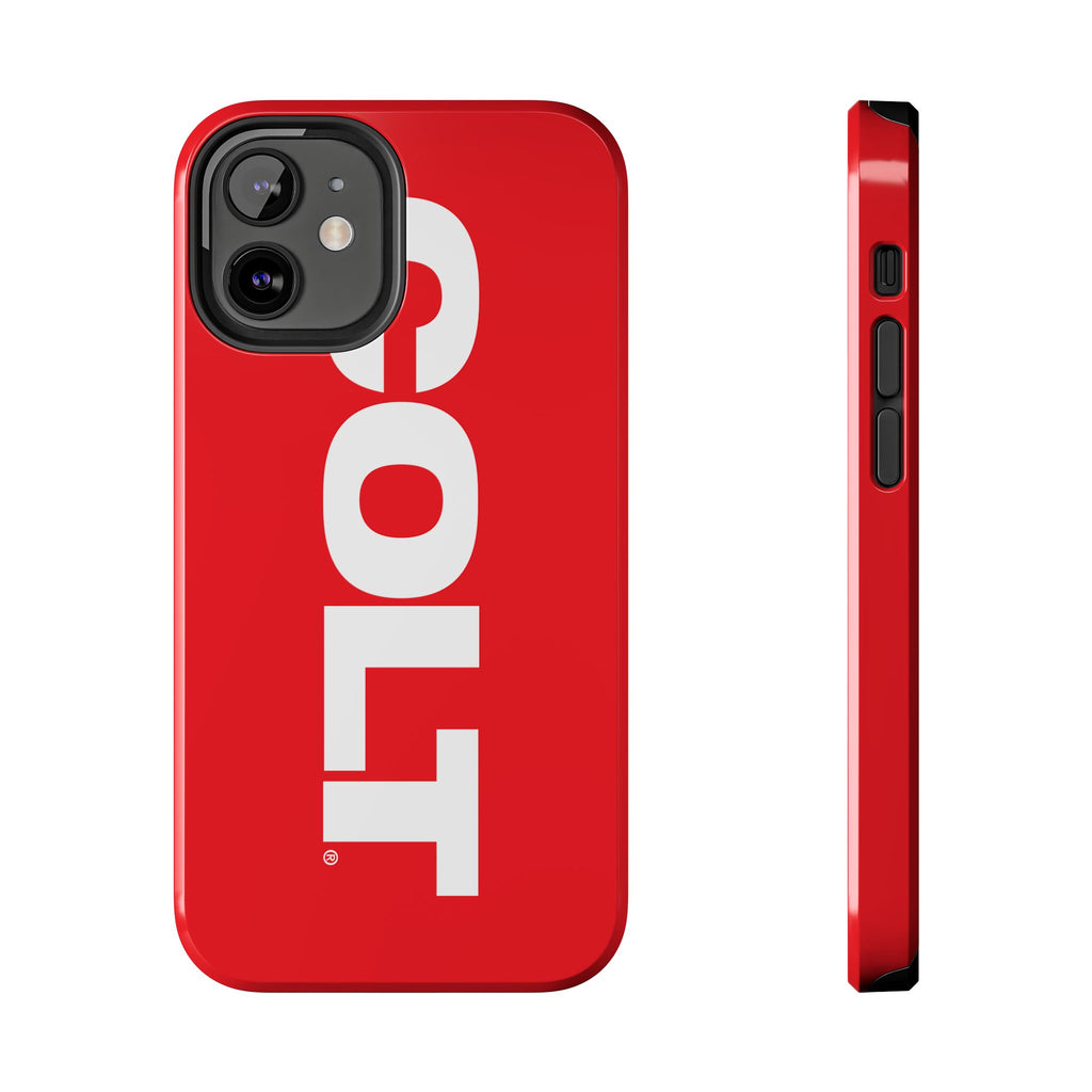 COLT Red & White Logo Tough Mobile Phone Case