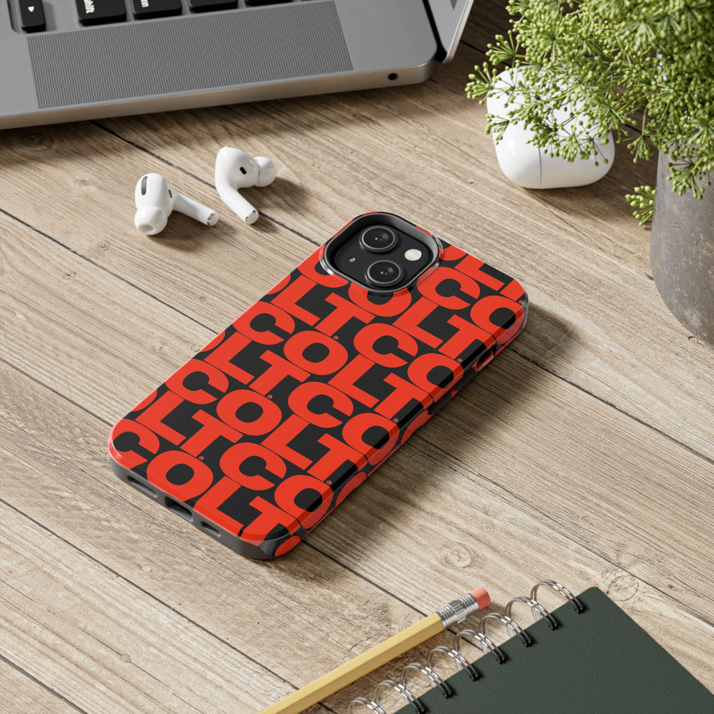 COLT Red & Black Logo Tough Mobile Phone Case