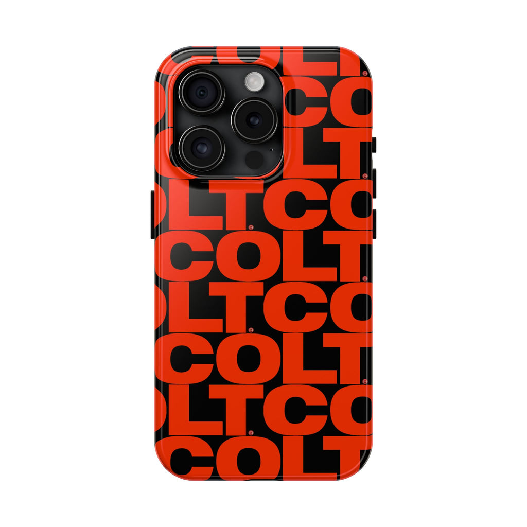 COLT Red & Black Logo Tough Mobile Phone Case