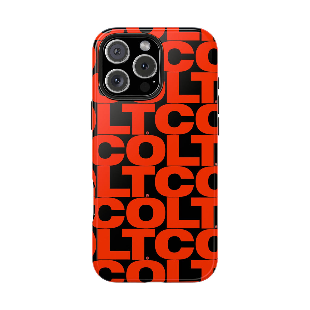 COLT Red & Black Logo Tough Mobile Phone Case