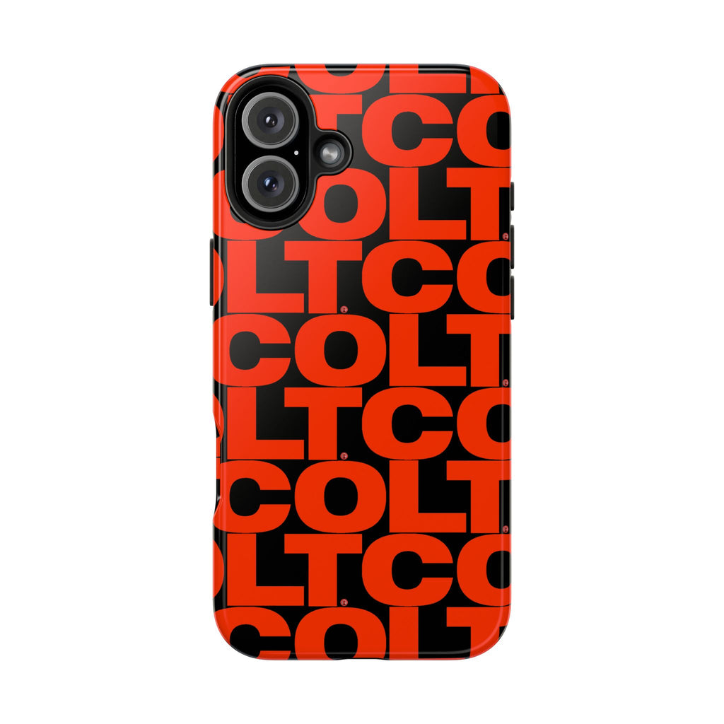 COLT Red & Black Logo Tough Mobile Phone Case