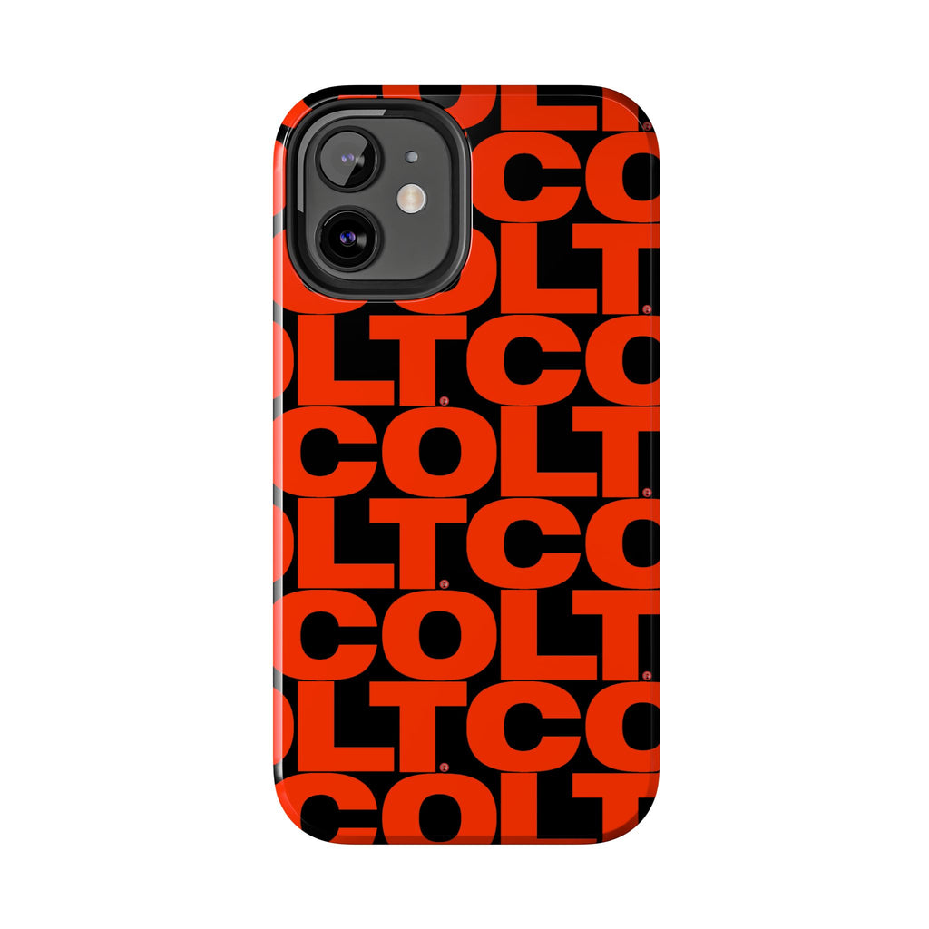 COLT Red & Black Logo Tough Mobile Phone Case