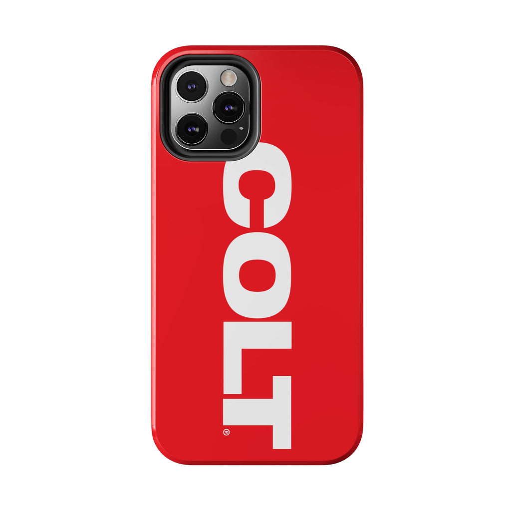 COLT Red & White Logo Tough Mobile Phone Case