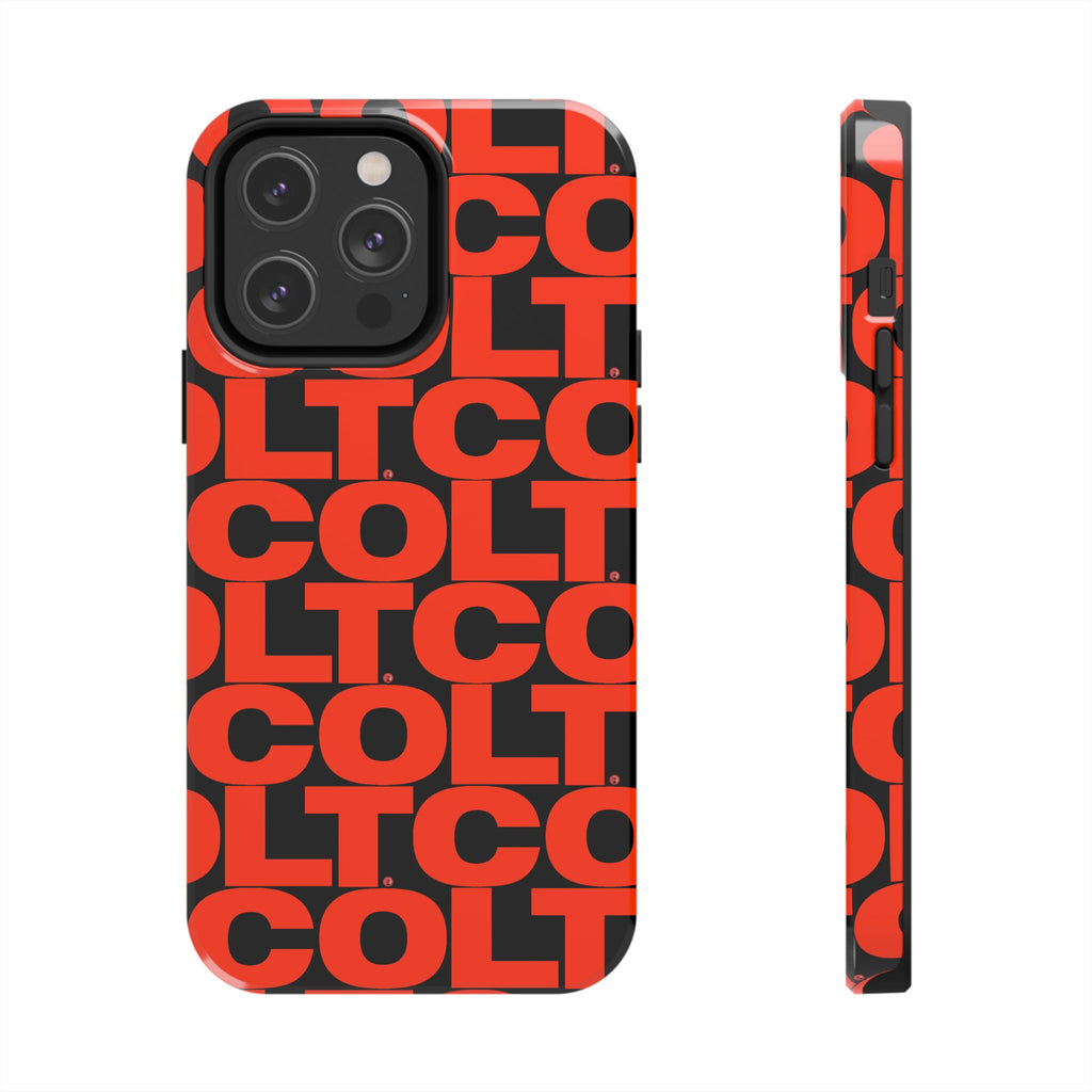 COLT Red & Black Logo Tough Mobile Phone Case