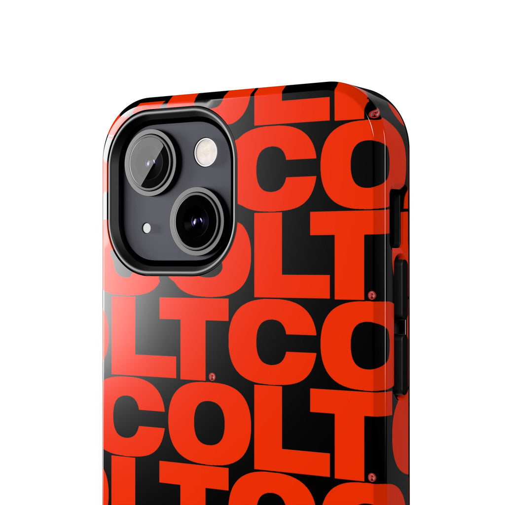 COLT Red & Black Logo Tough Mobile Phone Case