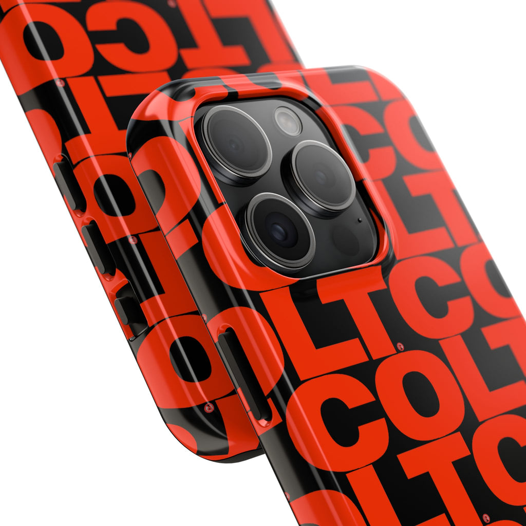 COLT Red & Black Logo Tough Mobile Phone Case