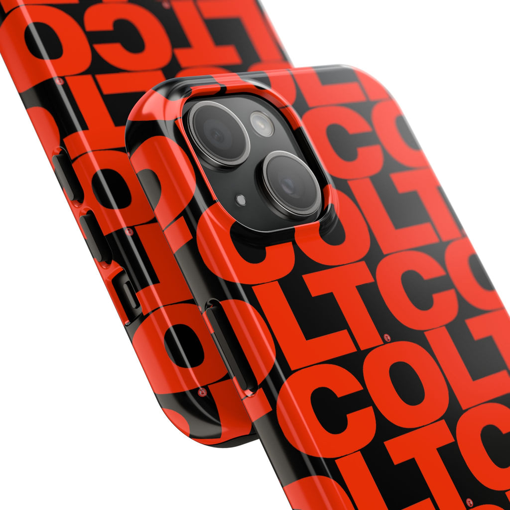 COLT Red & Black Logo Tough Mobile Phone Case