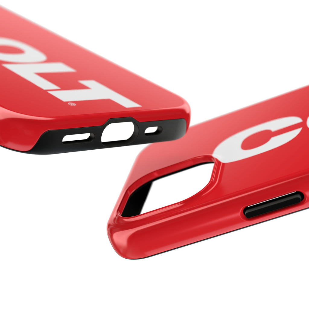 COLT Red & White Logo Tough Mobile Phone Case