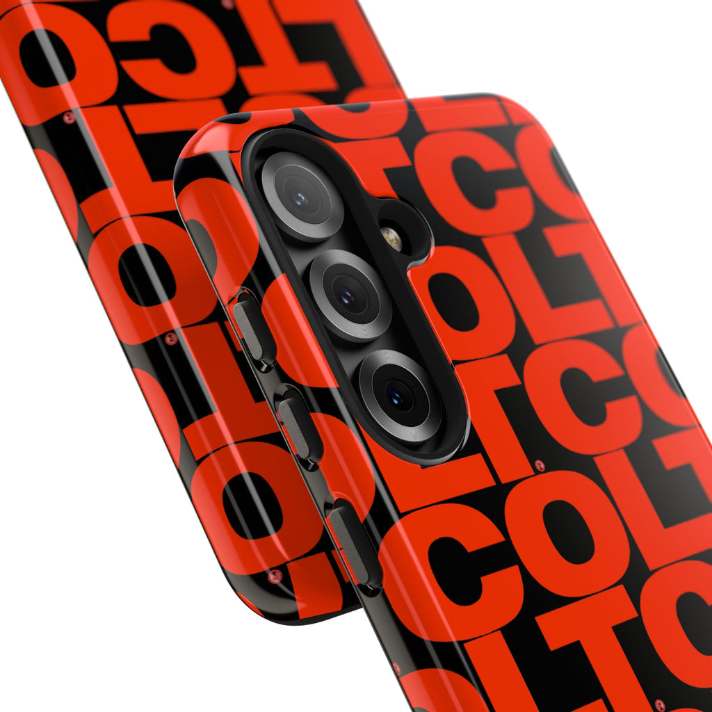 COLT Red & Black Logo Tough Mobile Phone Case