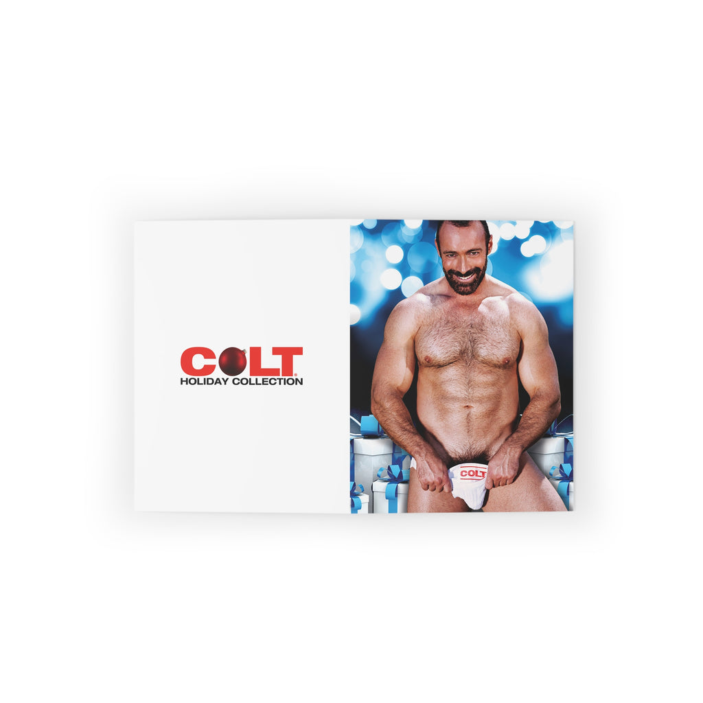 Greeting Card - Holiday Snowflake Man Brad Kalvo