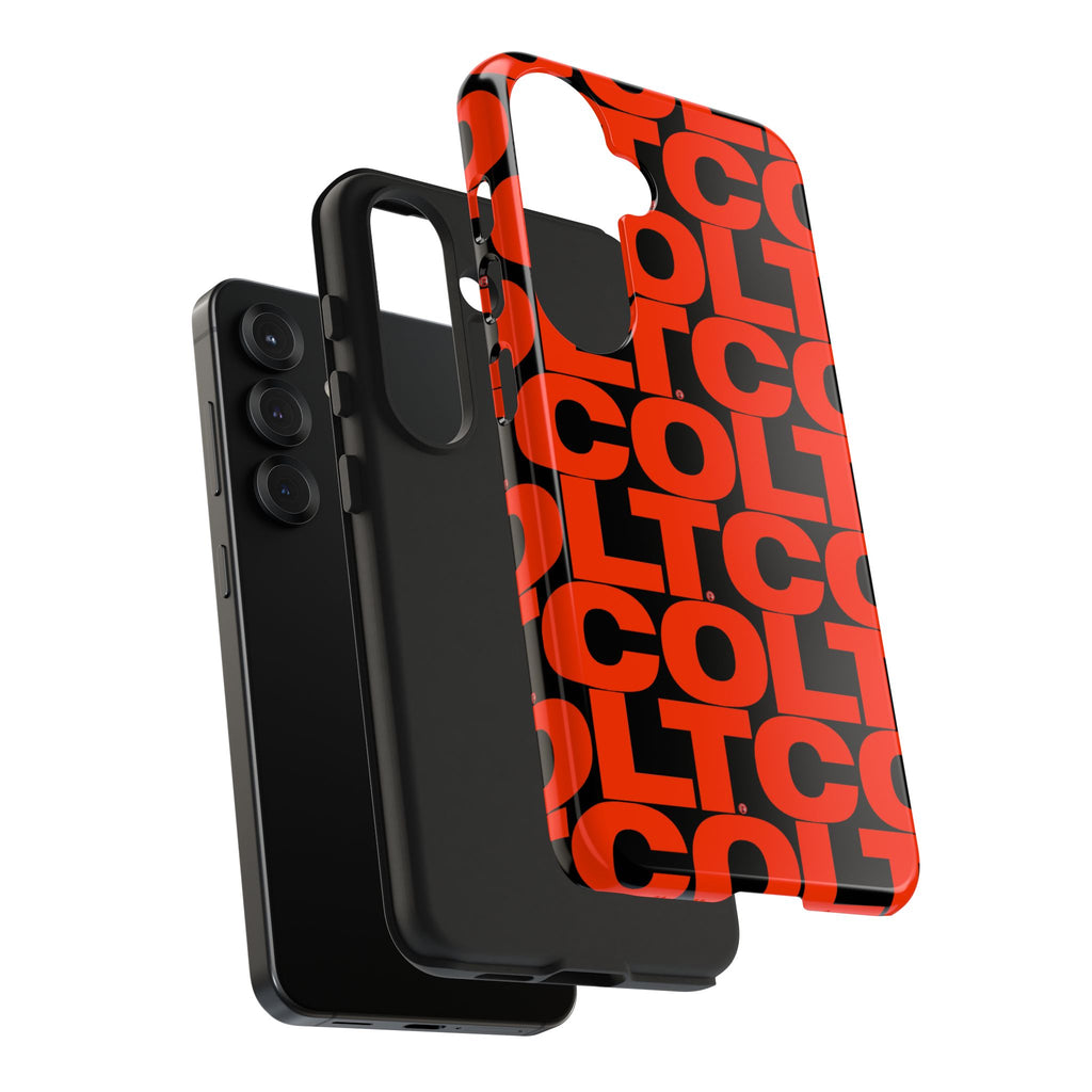 COLT Red & Black Logo Tough Mobile Phone Case