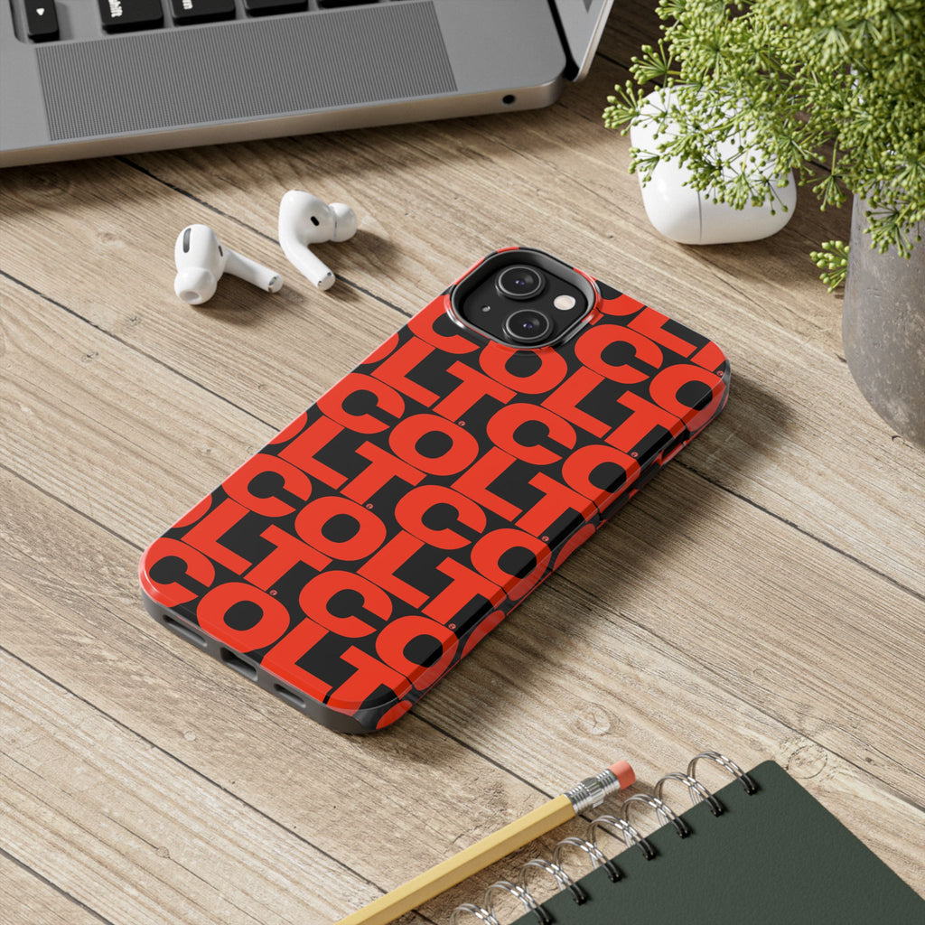 COLT Red & Black Logo Tough Mobile Phone Case