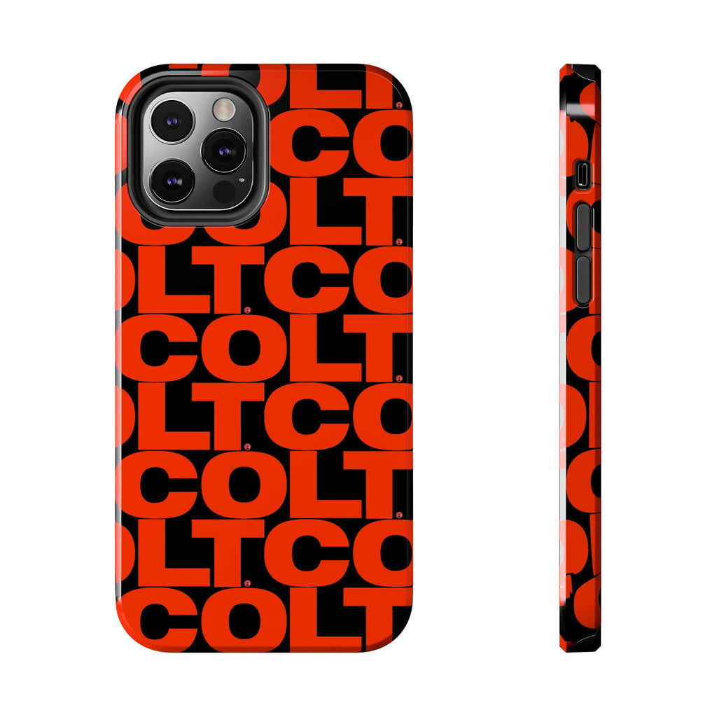 COLT Red & Black Logo Tough Mobile Phone Case