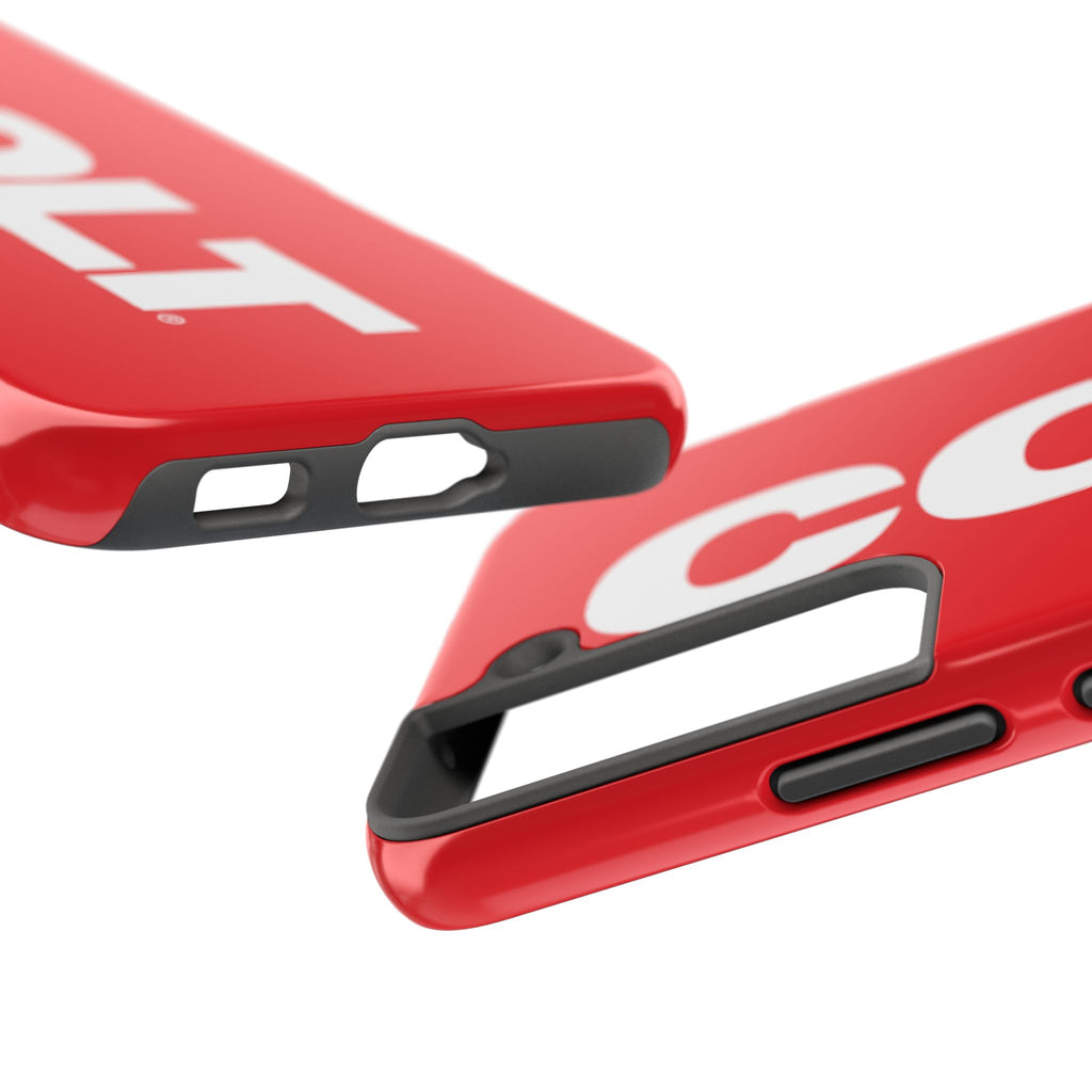 COLT Red & White Logo Tough Mobile Phone Case