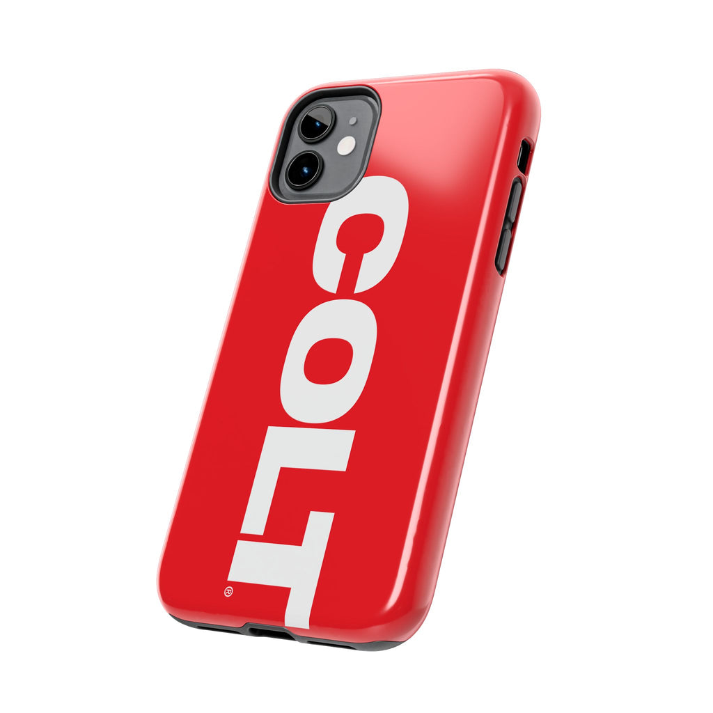 COLT Red & White Logo Tough Mobile Phone Case
