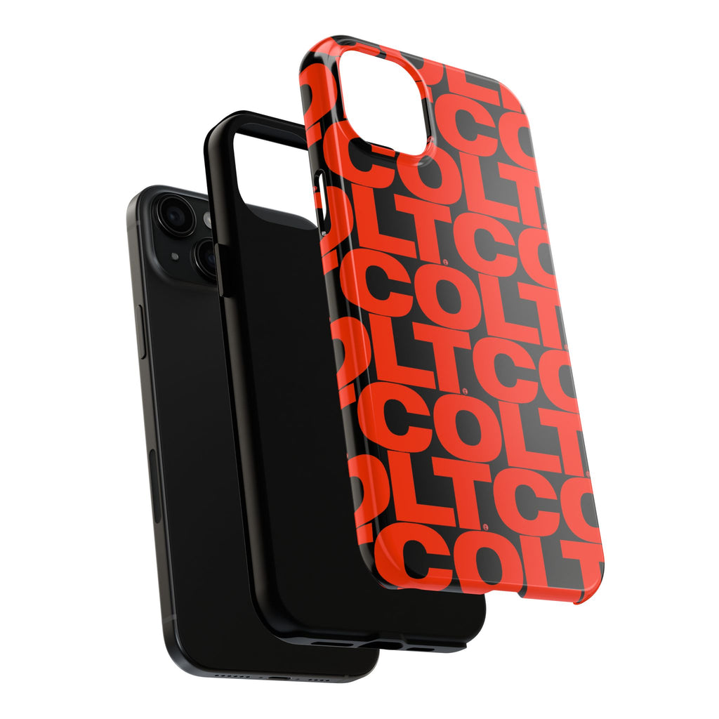 COLT Red & Black Logo Tough Mobile Phone Case