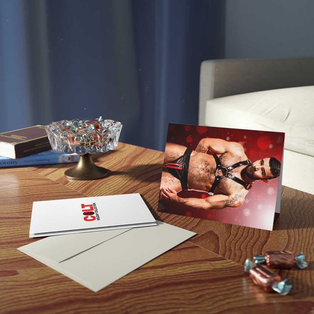 Greeting Card - Holiday Snowflake Man Brian Maier