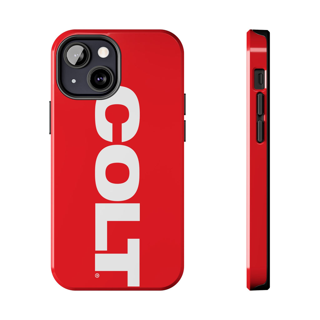 COLT Red & White Logo Tough Mobile Phone Case