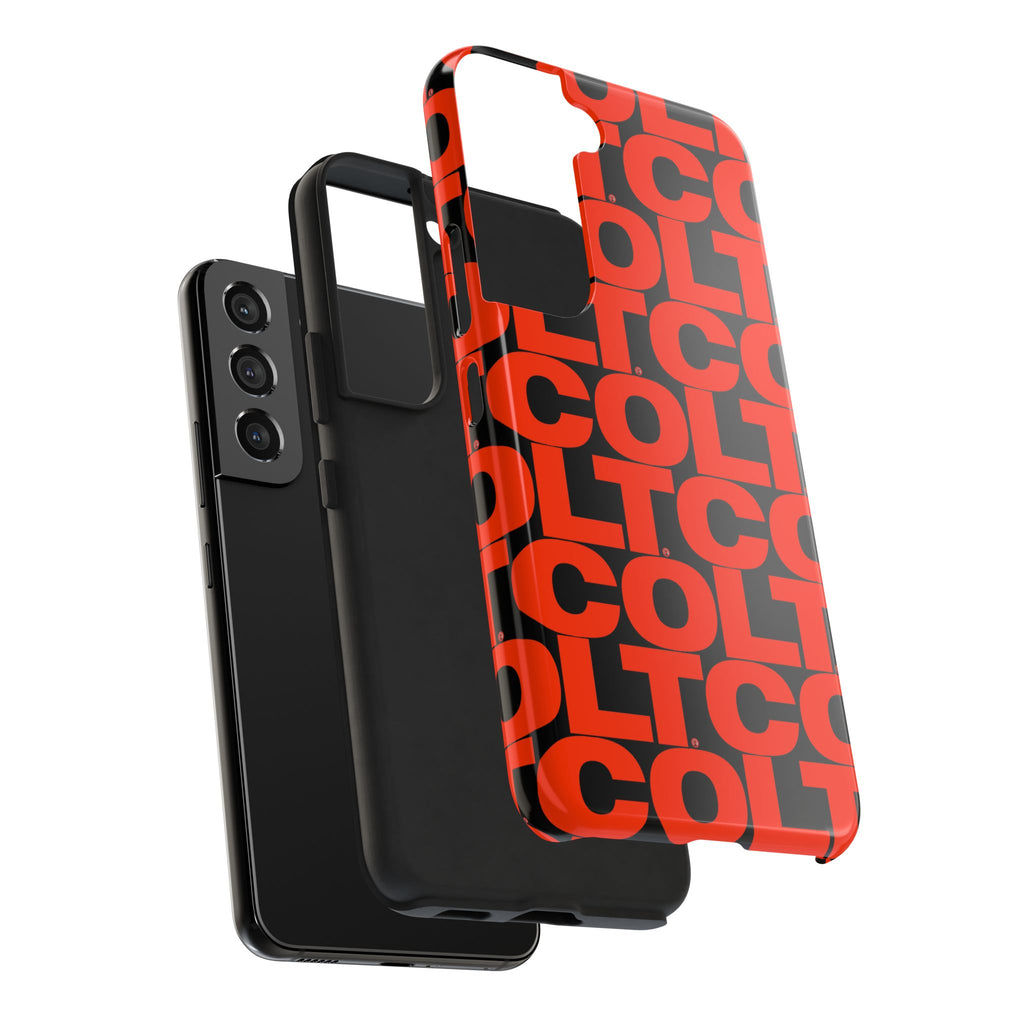 COLT Red & Black Logo Tough Mobile Phone Case
