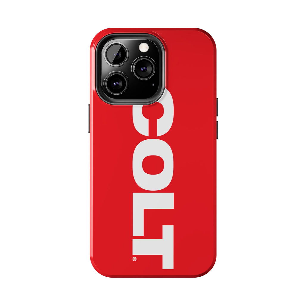 COLT Red & White Logo Tough Mobile Phone Case