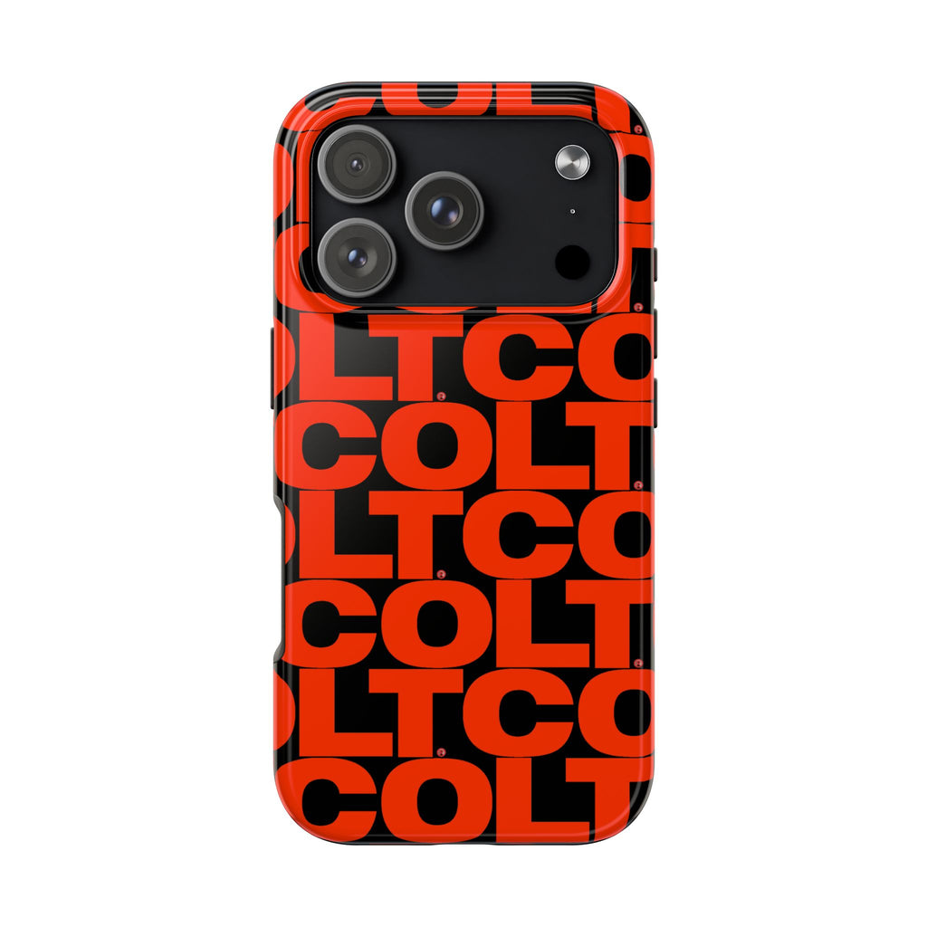 COLT Red & Black Logo Tough Mobile Phone Case